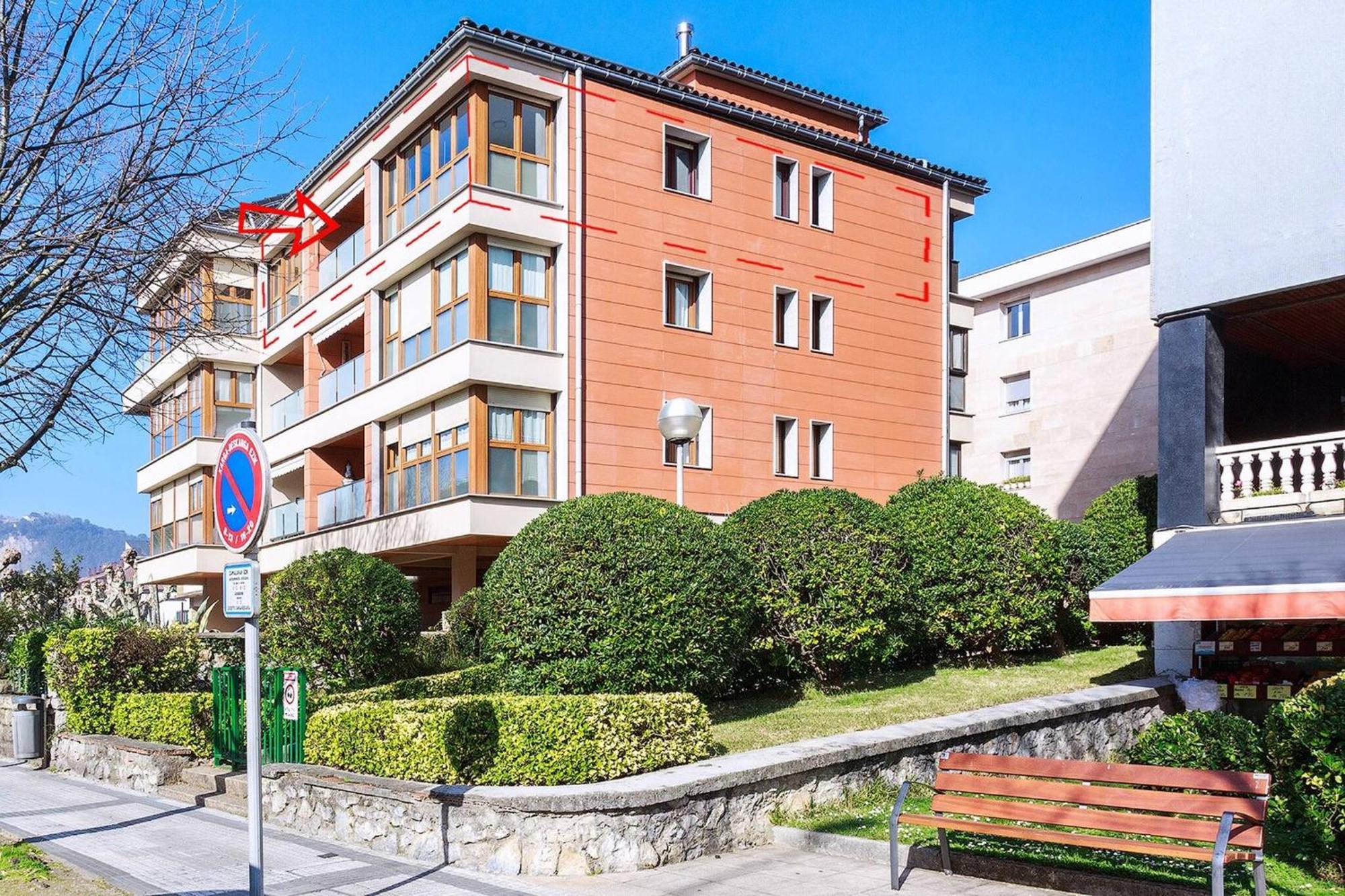 Apartament Earra - Casa Damatxo, Terraza, 1 Minuto A La Playa, Zona Tranquila Zarauz Zewnętrze zdjęcie